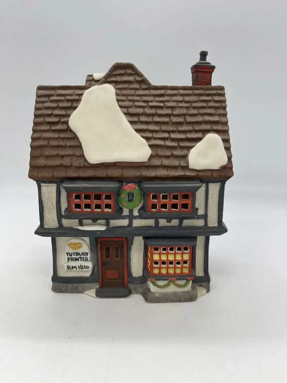 Department 56 Dickens Village Series Tutbury Printer